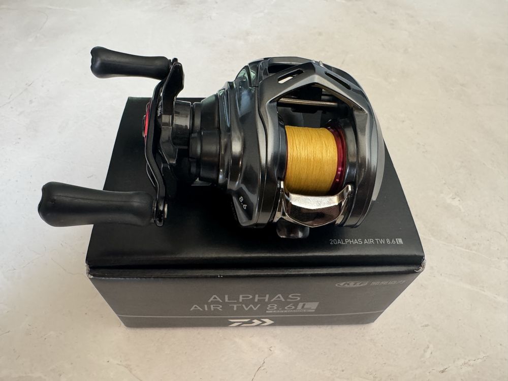 Multiplikator Daiwa Alphas air TW 8.6 L BFS, light, ultra light, UL