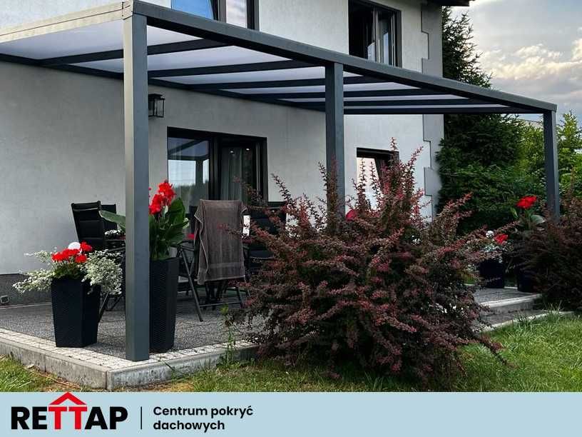 Zadaszenie Tarasu - Pergola - Ogród Letni, Aluminium 4,0x5,0m