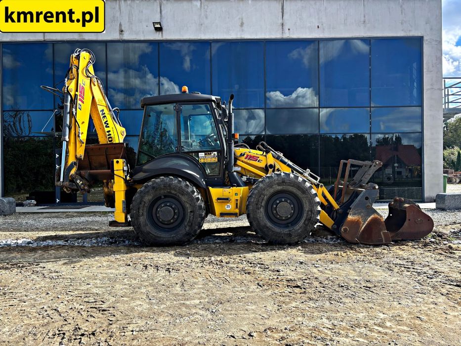 New Holland B 115 C KOPARKO-ŁADOWARKA 2017r. MTH: 3610 | jcb 3cx 4CX 5CX CAT 444 434  CASE 695 590 komatsu 97