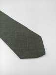 Ungaro Italy zielony jedwabny krawat wks466