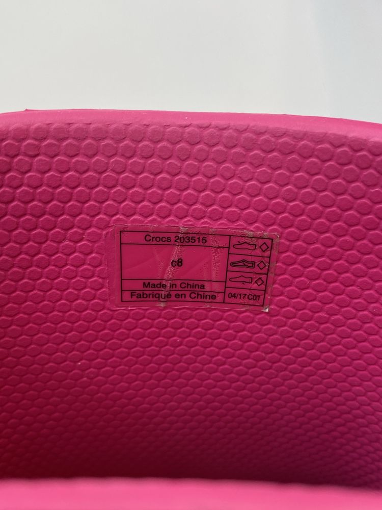 Детские резиновые сапоги Crocs, размер С8