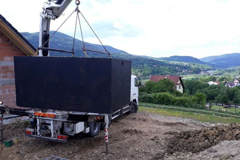 Szambo 12m3 SZAMBA BETONOWE Skierniewice z atestem MOJA WODA zbiornik