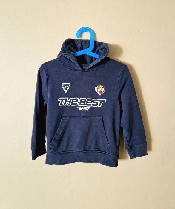 Bluza dziecięca / Granat / Kaptur / the best / Roz. 104