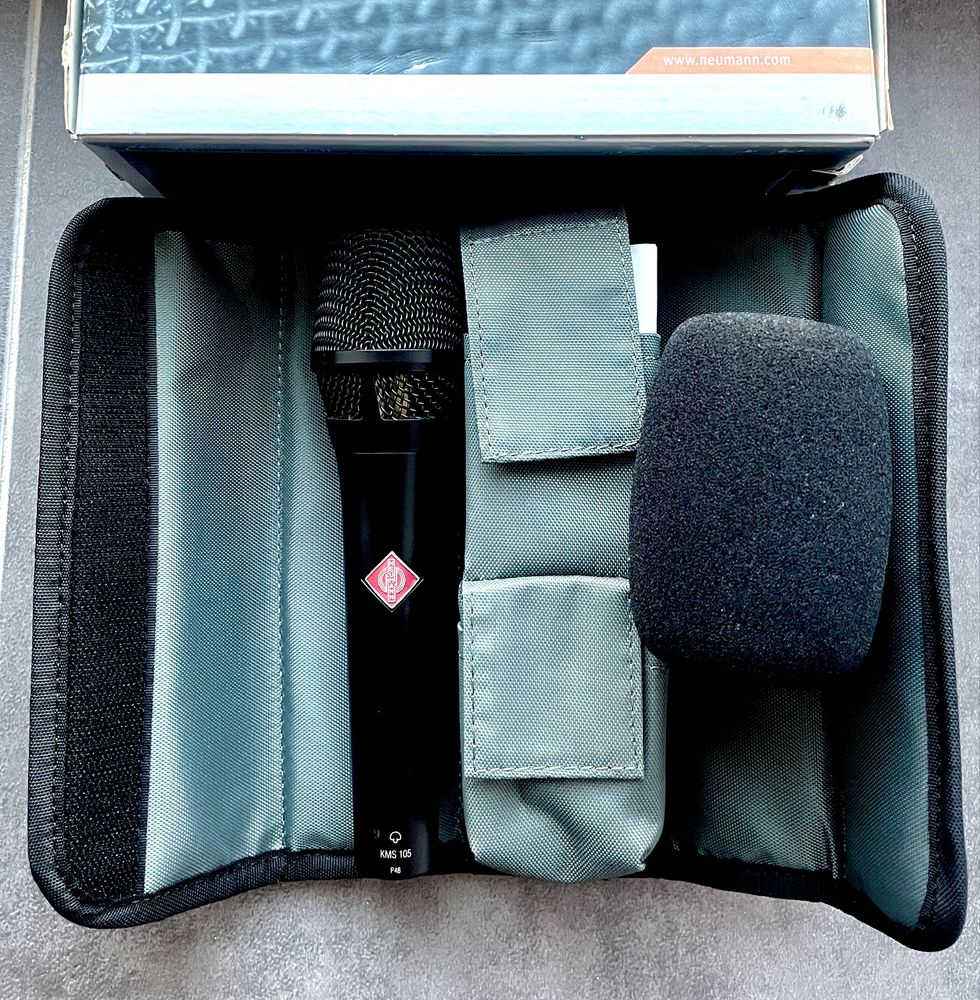 Neumann KMS 105 bk Mikrofon wokalowy pojemnościowy