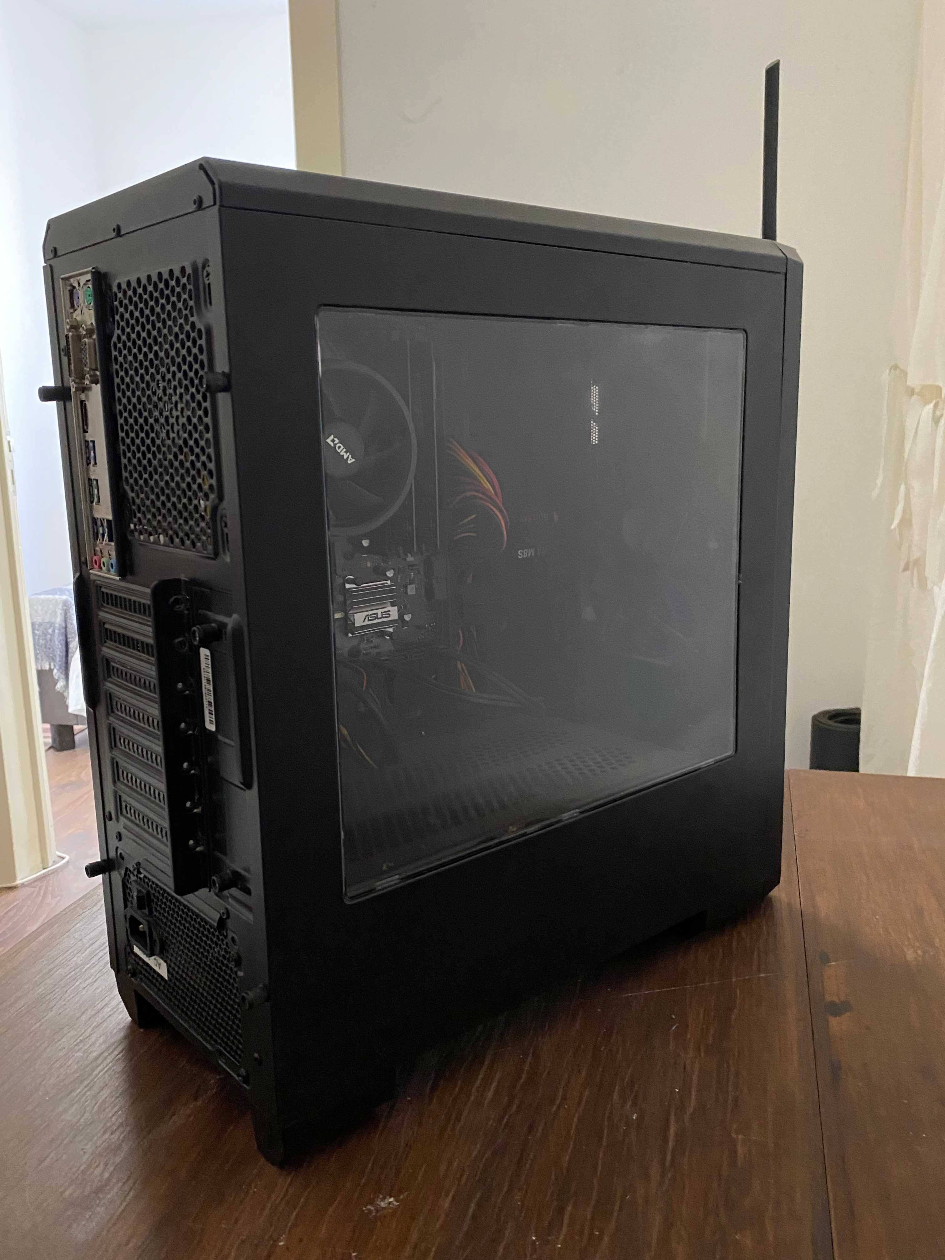 Gabinete RYZEN 5 3400G, 16 GB RAM+Monitor 1080 P