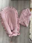 Kokon i rozek niemowlecy handmade