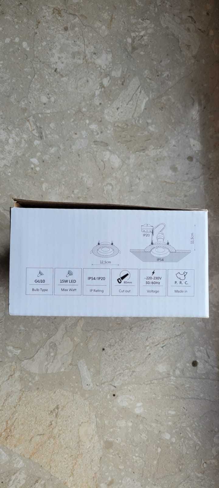 ECHO Nowodvorski 8372 NOWA LAMPA sufitowa wpuszczana punktowa czarna