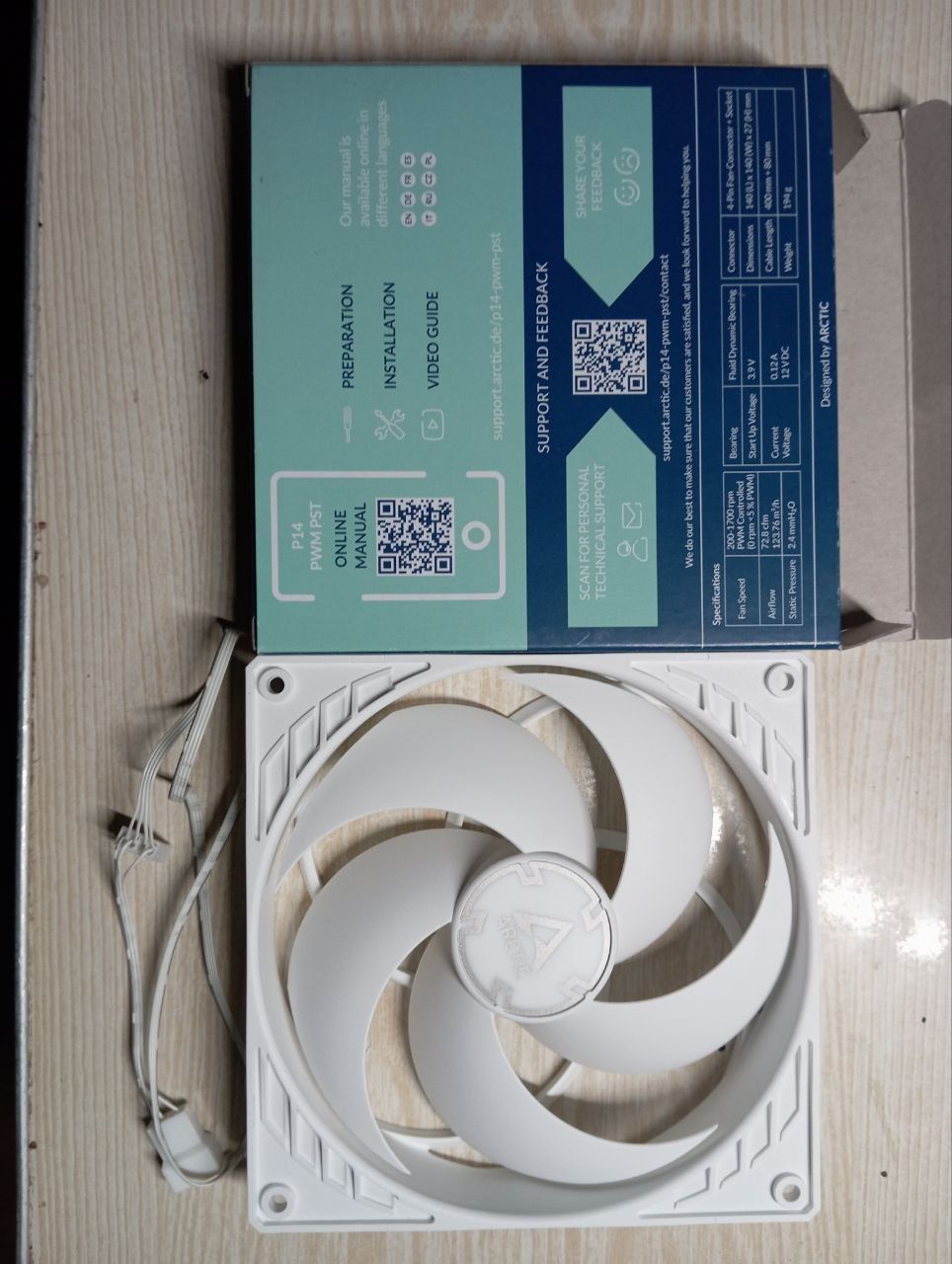 Продам кулер Arctic p14 pwm pst
