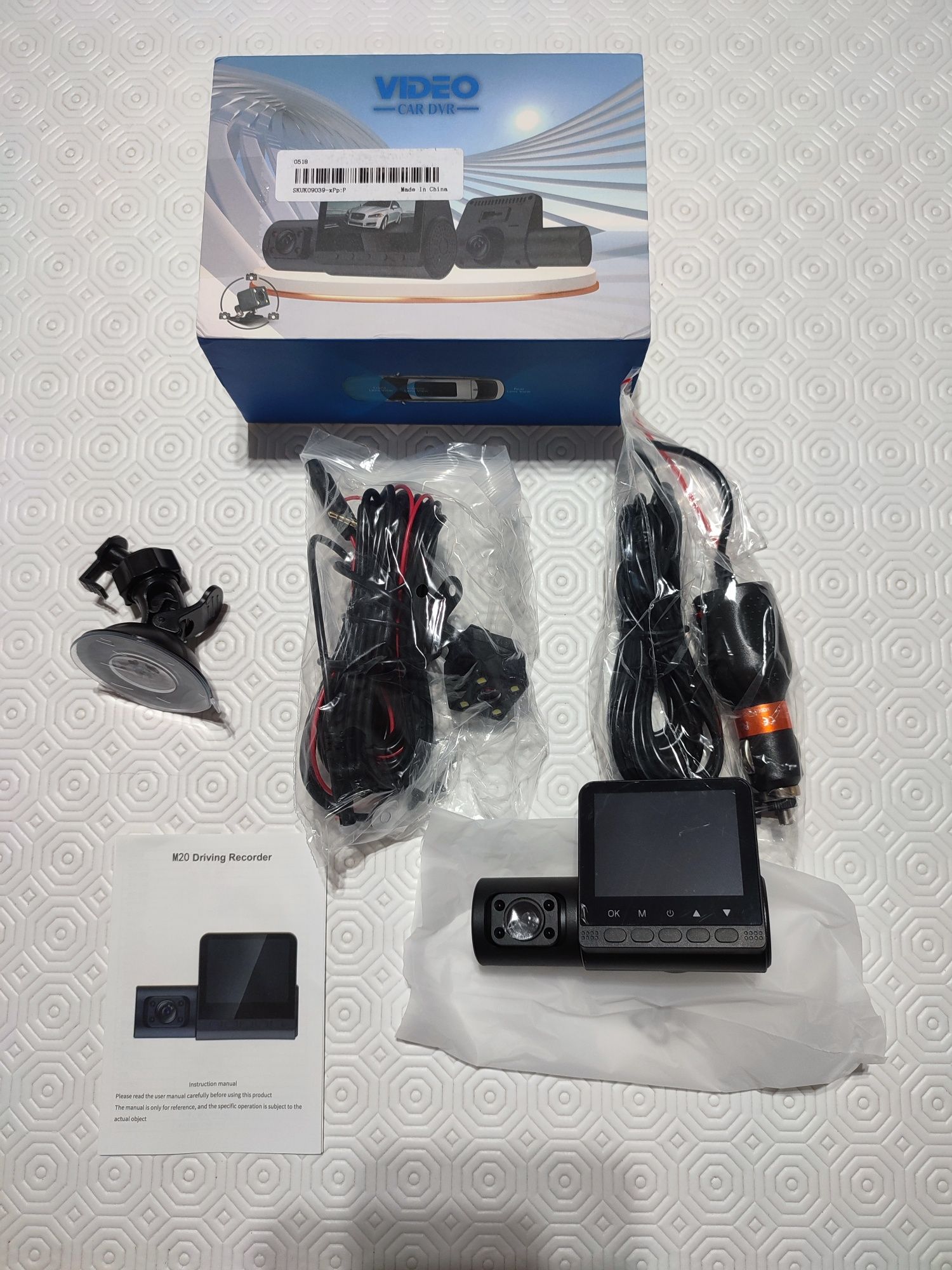 3 Câmeras, de Condução e Estacionamento 1080P  DVR Visão noturna infr