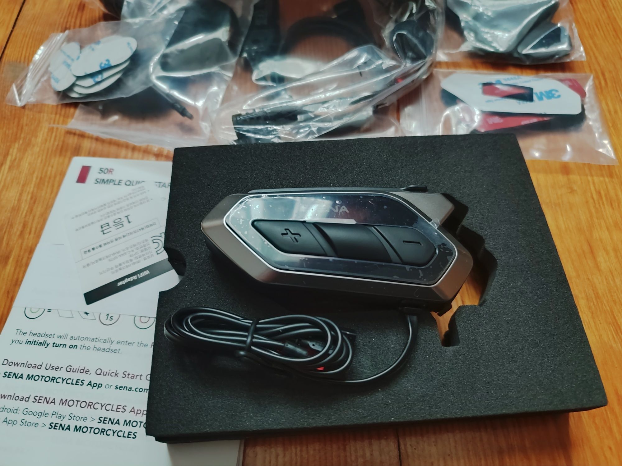 Нова мотогарнітура sena 50r з mesh