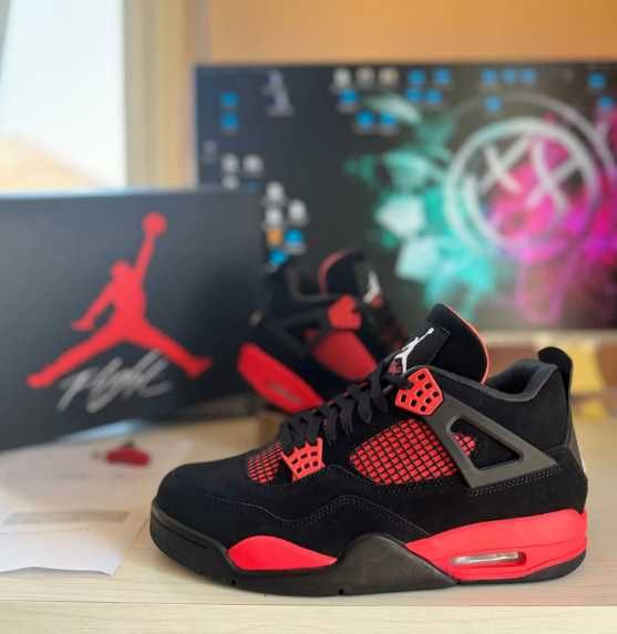 Jordan 4 Retro Red Thunder 43