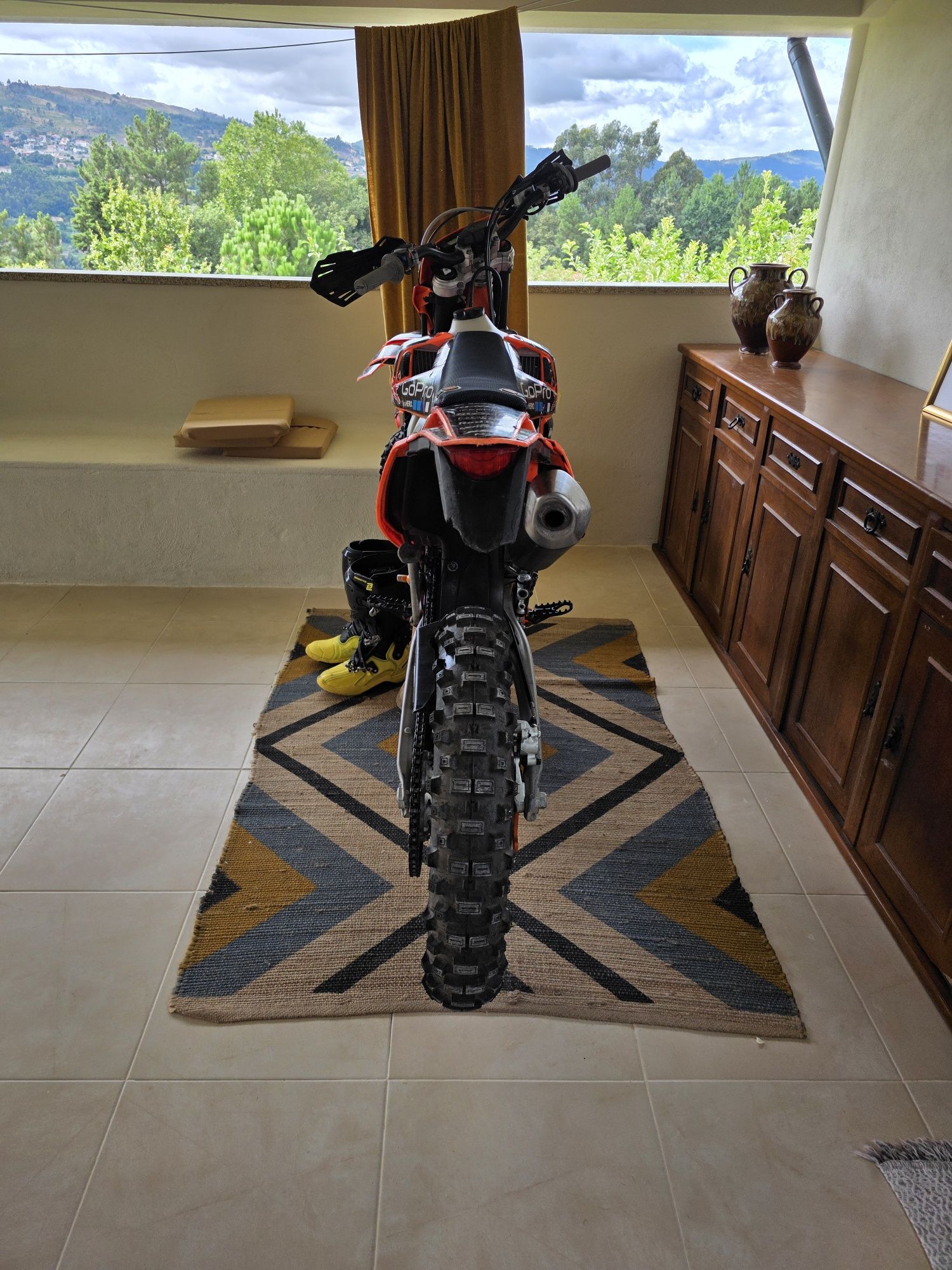 KTM exc-f 250 de 2018, matriculada