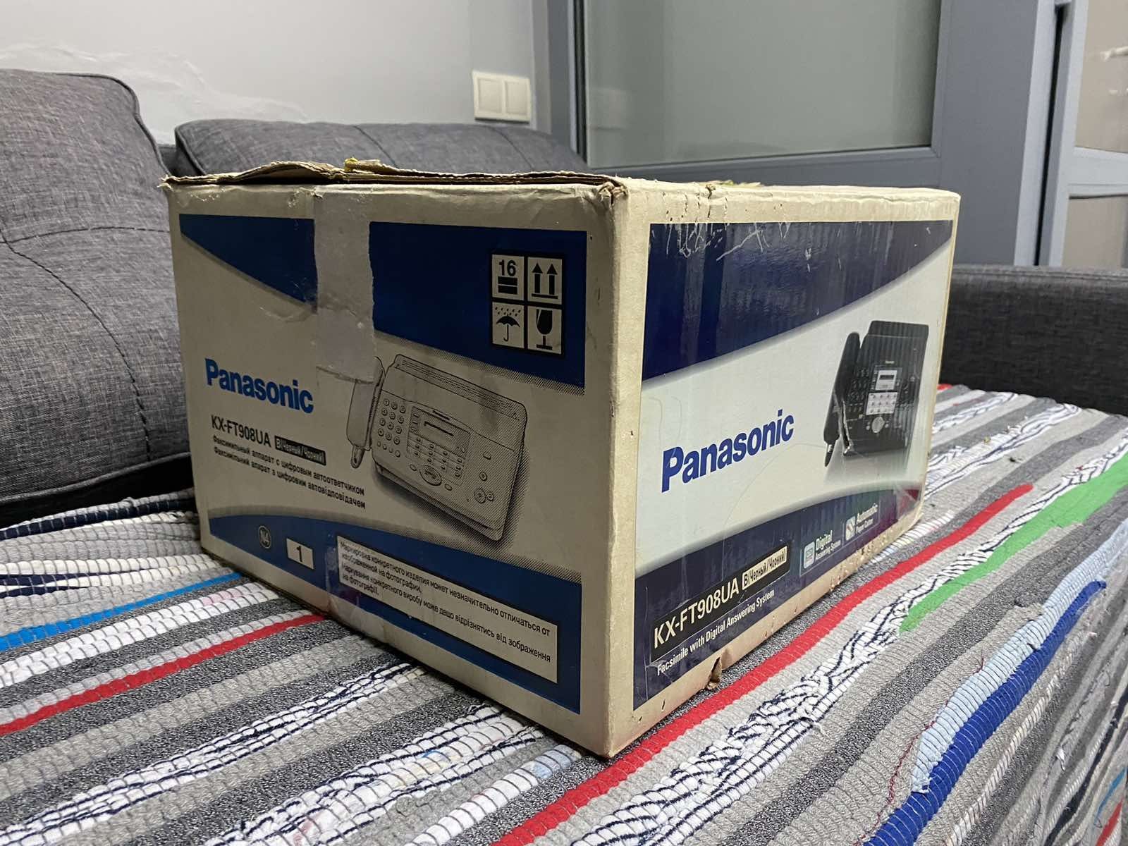 Факс Panasonic KX-FT 982 UA-B Black (термобумага)