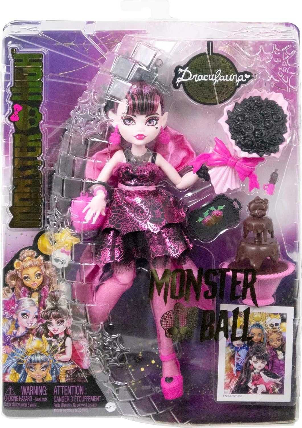 Монстер Хай Дракулаура Monster High Draculaura Ball Party HNF68