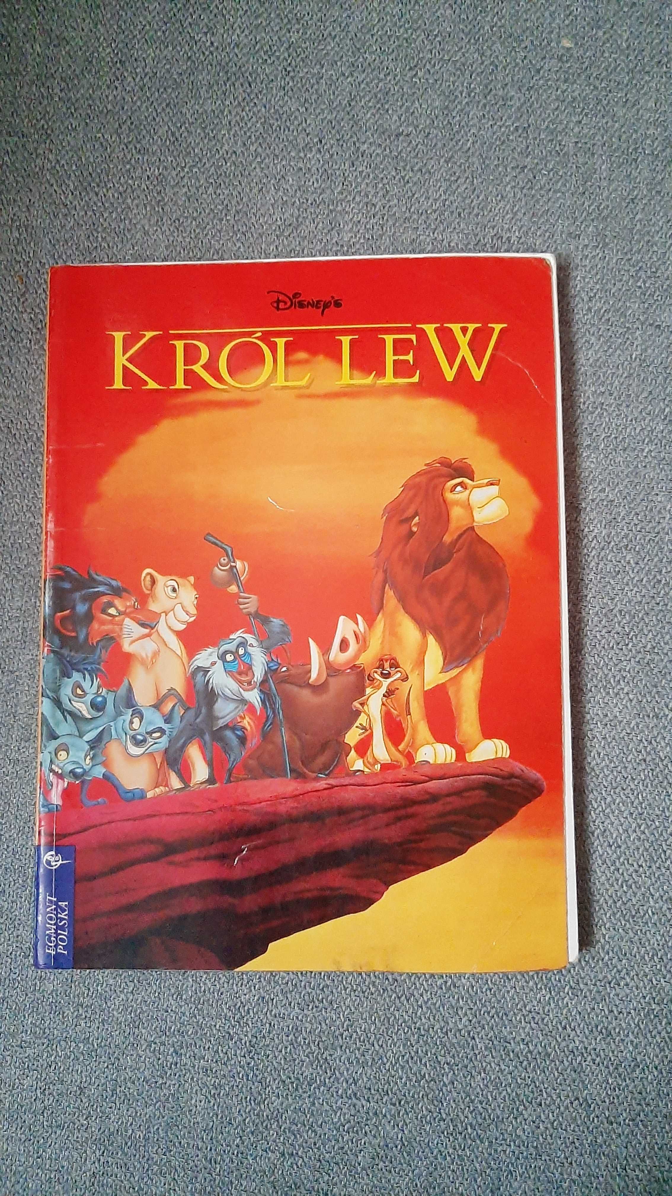 Król lew Walt Disney Egmont format A5 miękka okładka