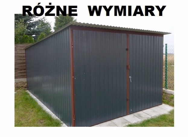 Garaż blaszany Garaże blaszane Blaszak dostawa CAŁA POLSKA WZMOCNIONE