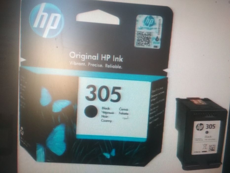 HP 305 nowy świeży oryginalny zafoliowany tusz HP 305 czarny lub kolor
