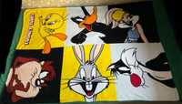 Koc wzór Looney Tunes (Tweety,Diabeł,Kaczor,Królik) rozmiar 130x170 cm