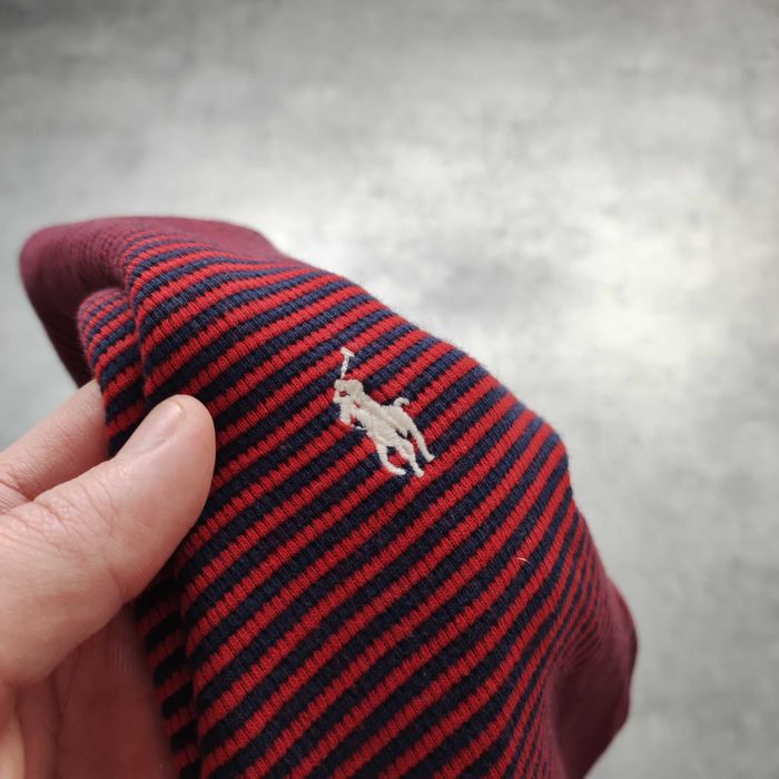 MĘSKA Bluza PREMIUM Bawełna Paski Polo Ralph Lauren Haft Konik