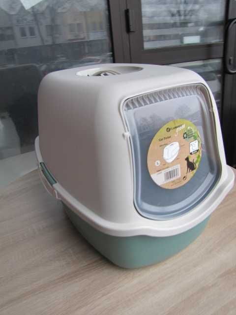 Kuweta zamykana dla kota z klapka i filtrem Flamingo