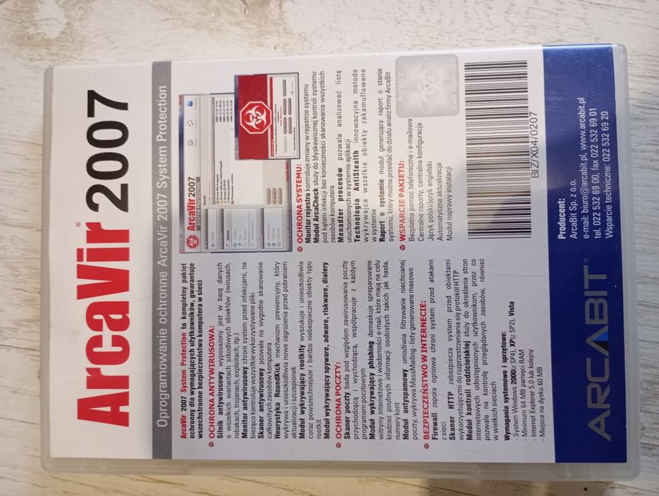 ArcaVir 2007 System Protection PC