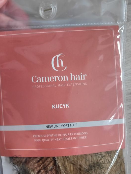 Kucyk doczepiany Cameron Hair blond włosy 60 cm