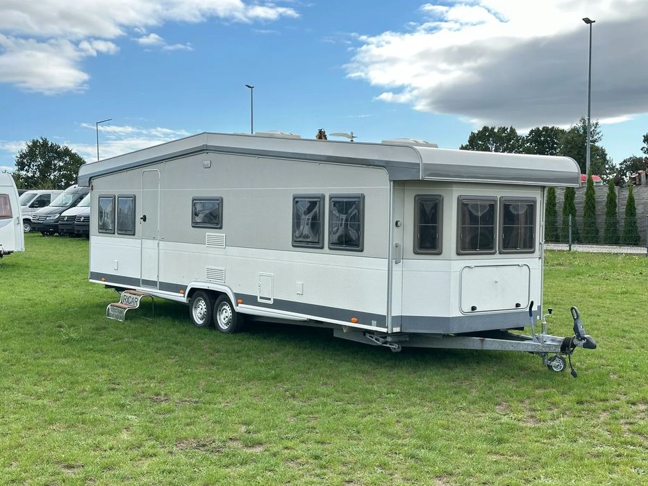 Hobby 750 LANDHOUSE po dużym serwisie. GWARANCJA !!!  Przyczepa z fakturą i nowymi oponami.