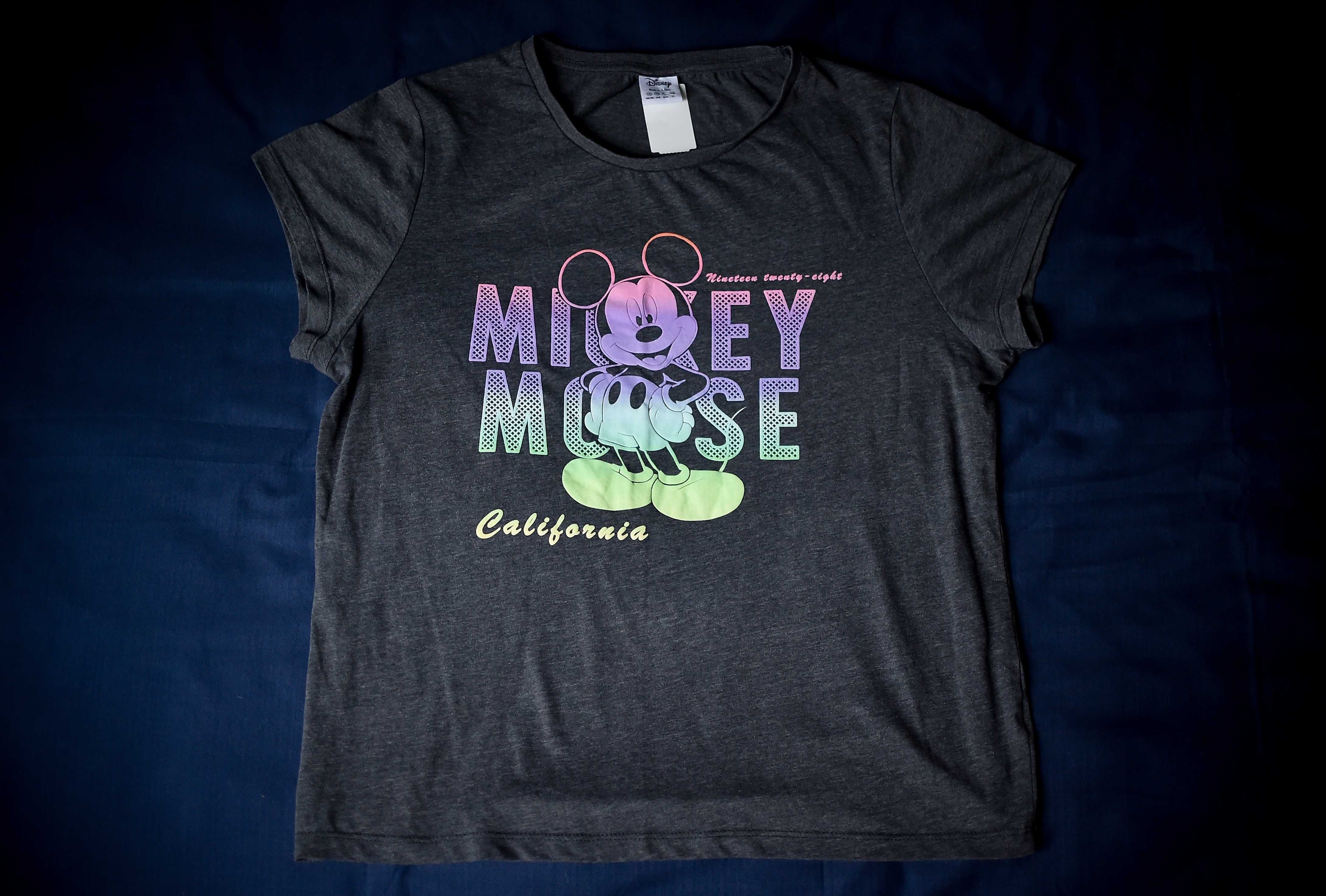Koszulka Damska Mickey Mouse Szara roz. S - 50/60