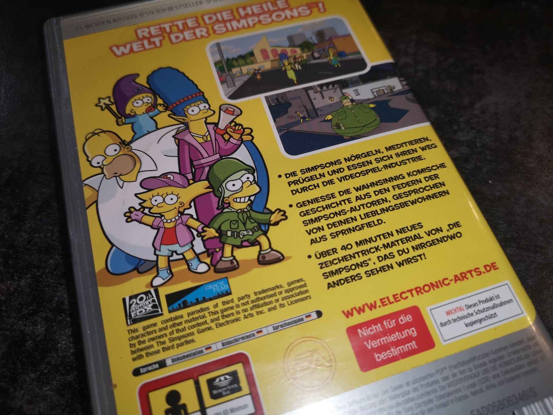 Die Simpsons PSP gra GER (stan bdb) kioskzgrami Ursus