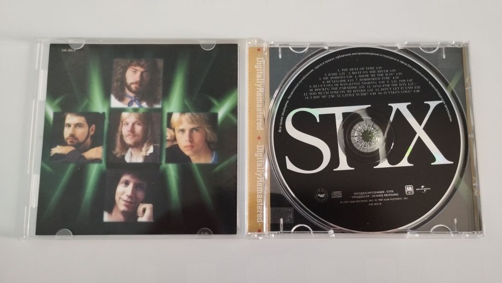 STYX - The best of times *1997 A&M Лицензия