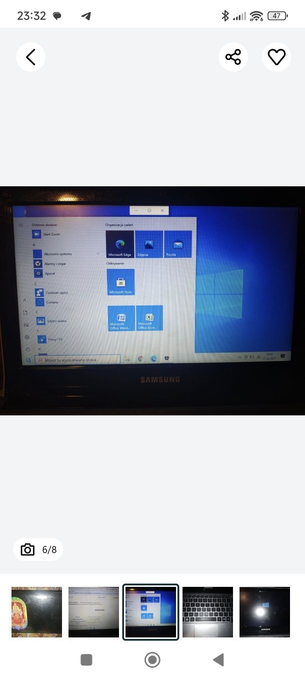 Notebook laptop Samsung  NP-NC210-H01PL sprawny lekki win10