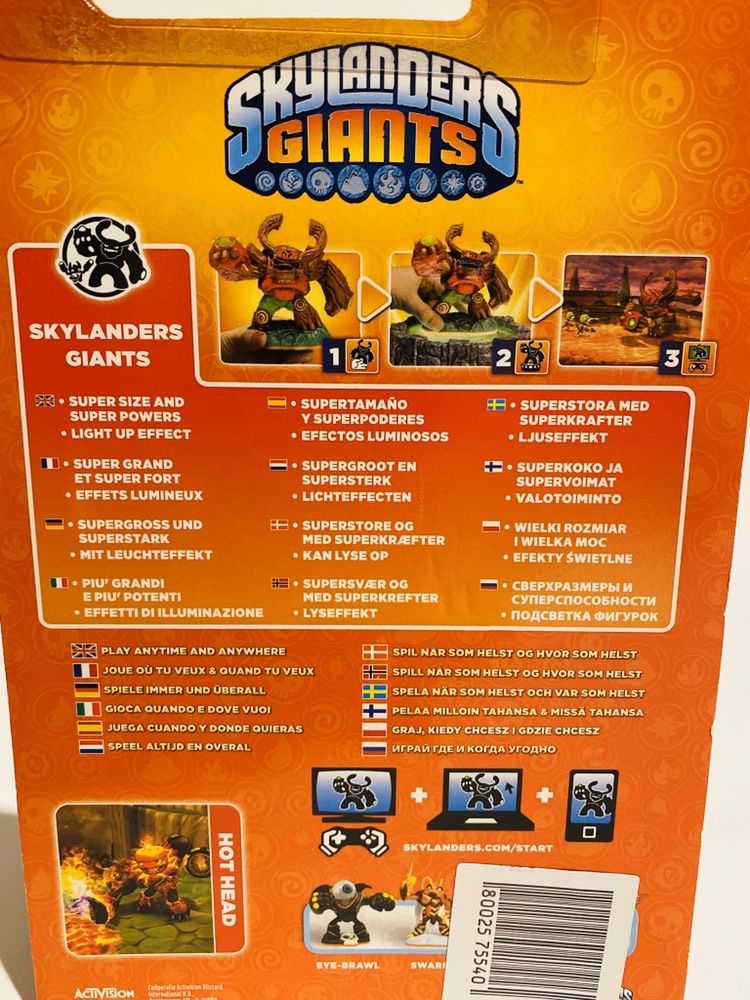 Skylanders Giants Hot Head Nowy