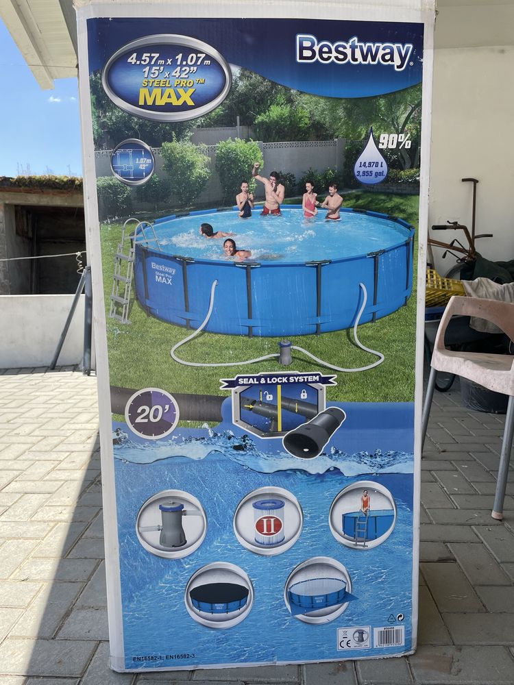 Piscina desmontavel Bestway Steel Pro Max 457x107