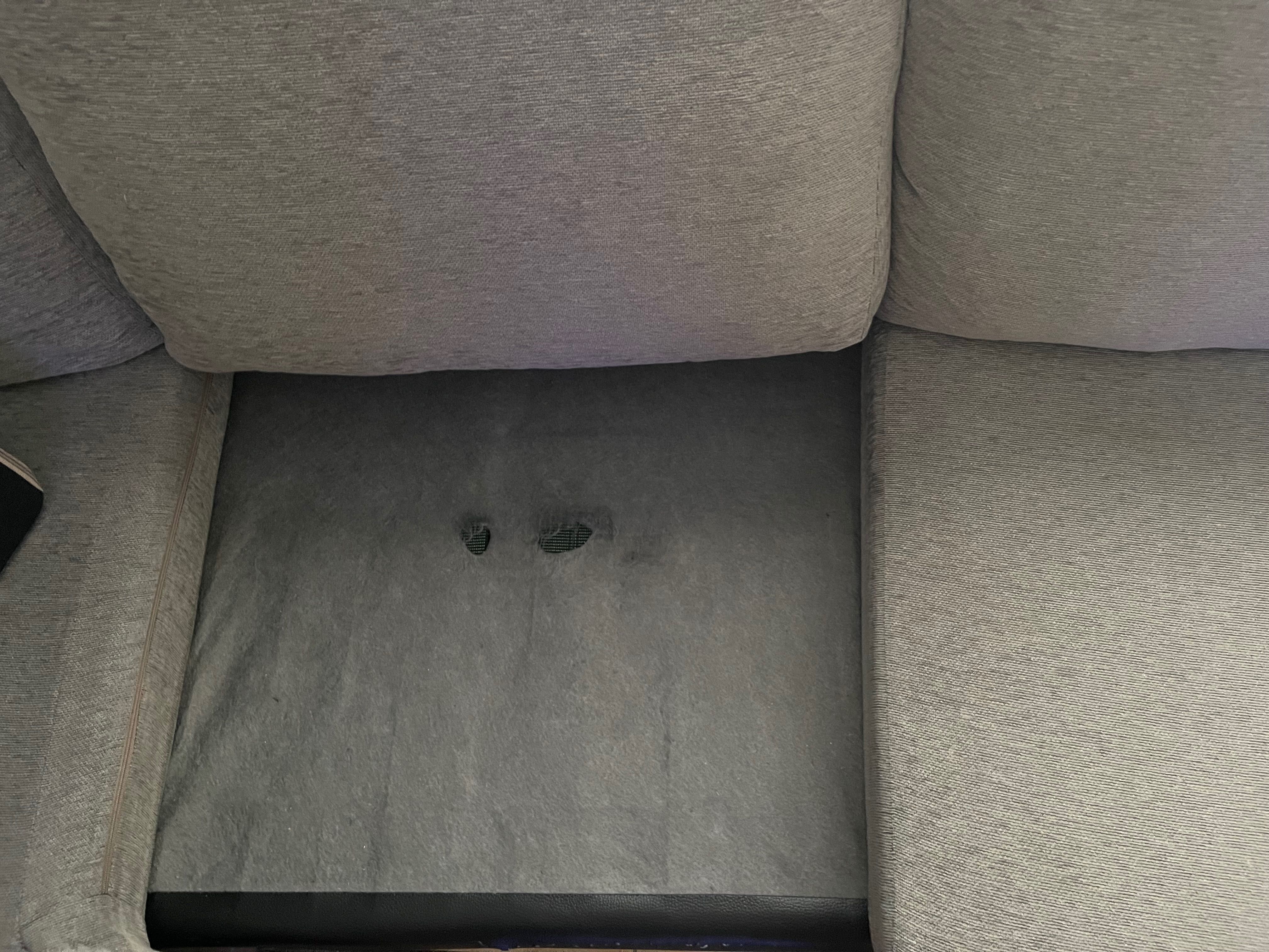 Sofá 3 lugares com chaise longue