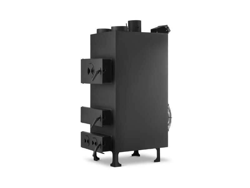 Piec nadmuchowy z nadmuchem dmuchawa HIGHER PN3 o mocy 25 kW ECODESIGN