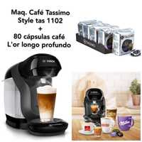 Máquina café Tassimo ts1102 café l'or cápsulas automática