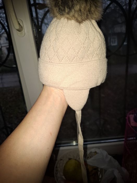 Шапка зимова для новонароджених