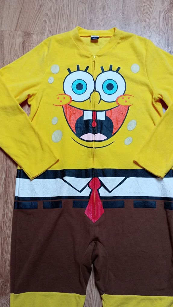 Spangebob piżama kombinezon onesie przebranie strój