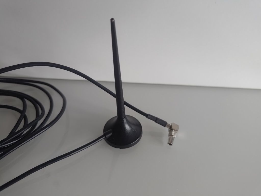 Antena magnetyczna GSM LTE 4G 9 cm kabel 3 metry polecam wszędzie tak