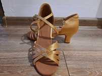 Buty taneczne buty do tańca złote szampańskie r. 35 nieużywane