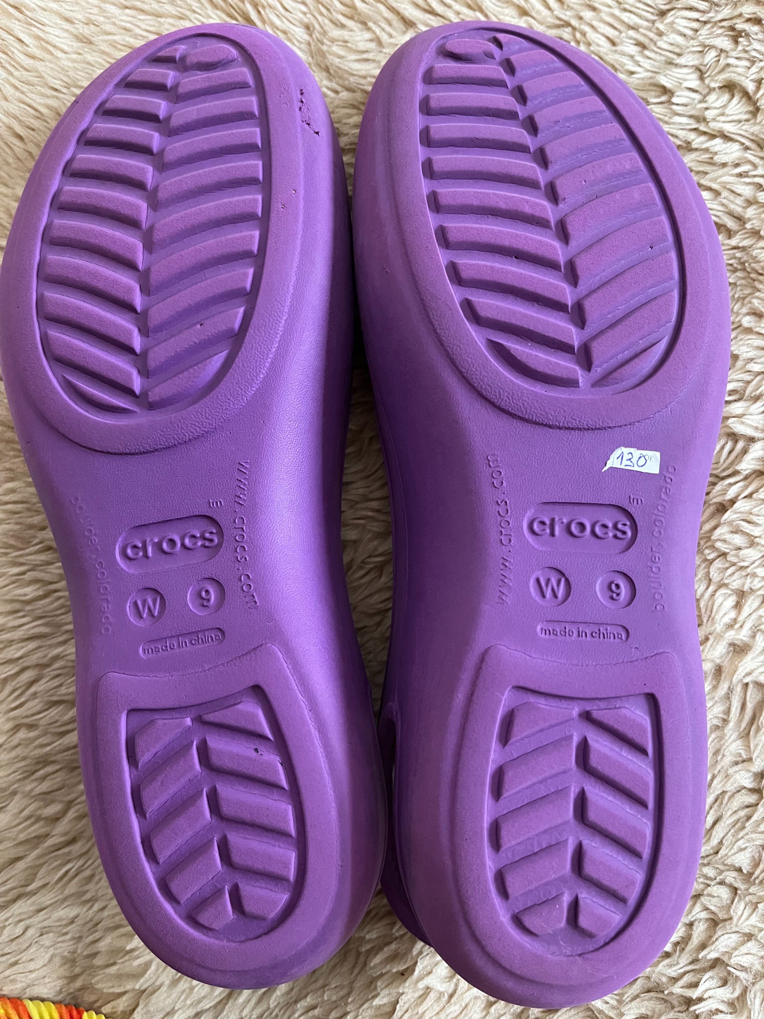 Baleriny Crocs W 9 wkładka ok.26 cm.