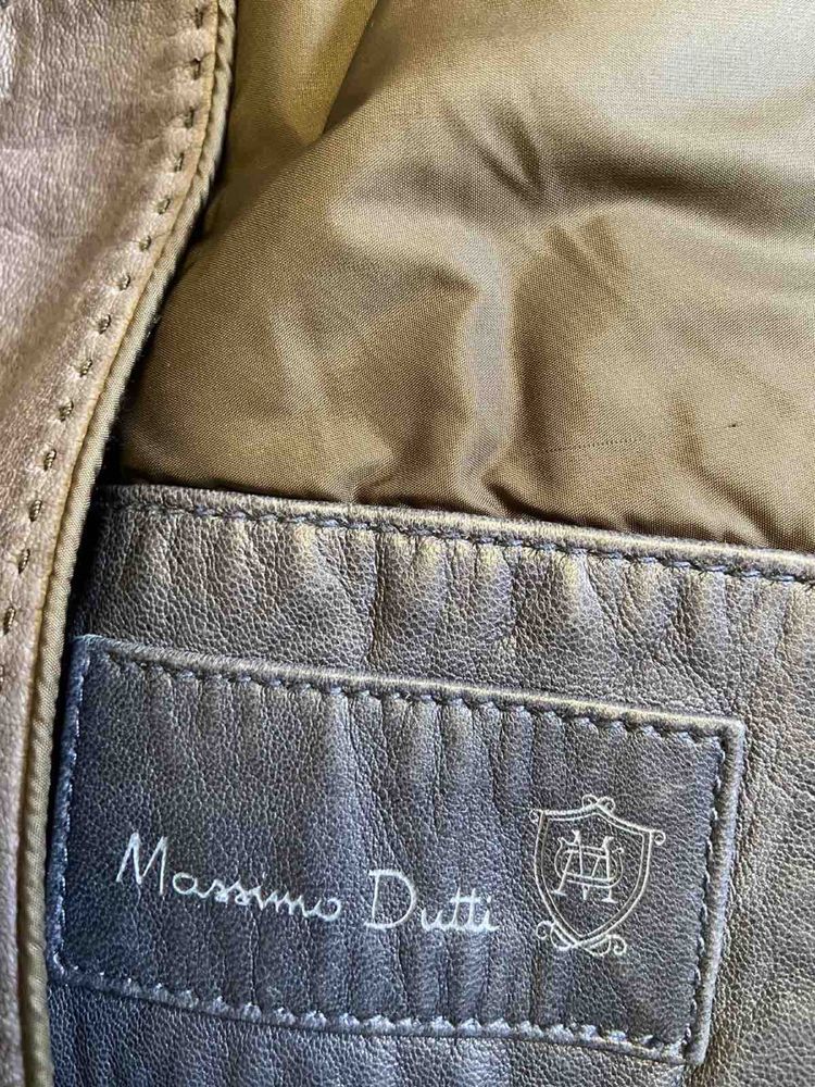Куртка шкіряна Massimo Dutti розмір S
