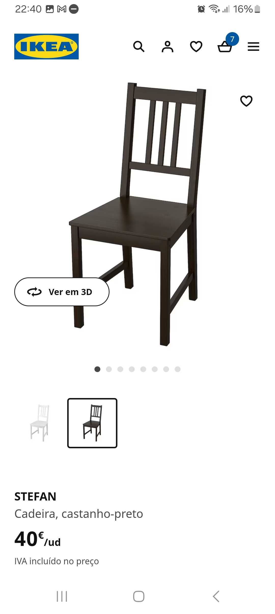 Mesa e cadeiras ikea
