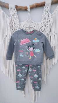 So cute komplet dresowy dres szary roz.80