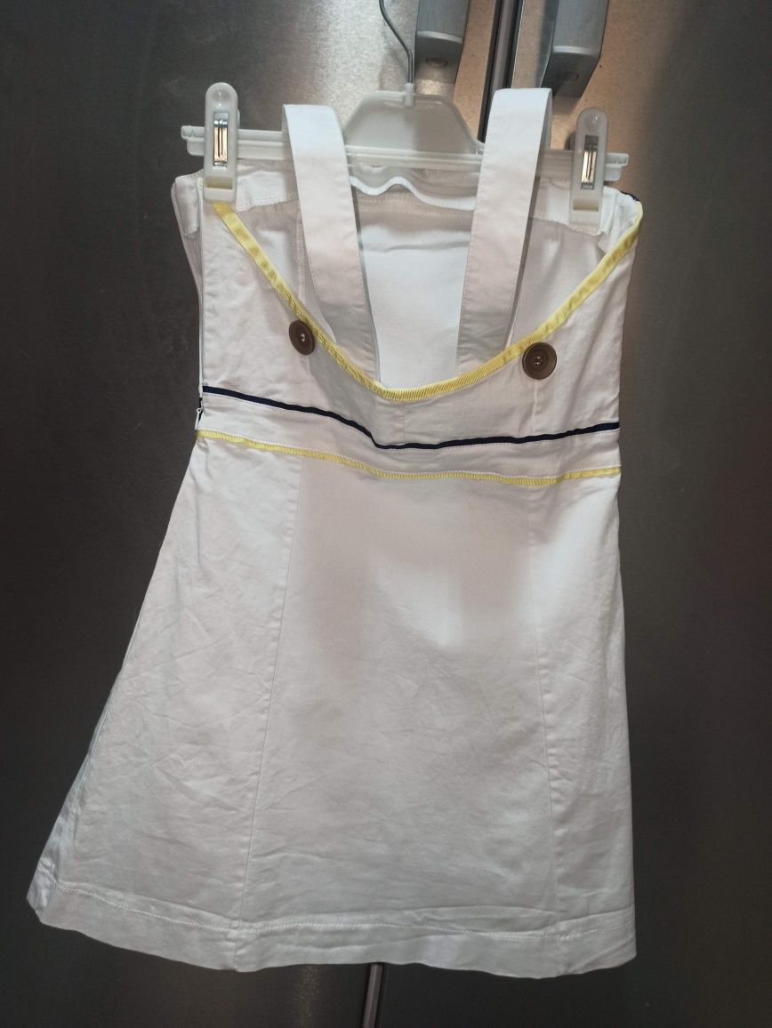 Vestido algodão, estilo marinheiro NOVO 4/5 anos