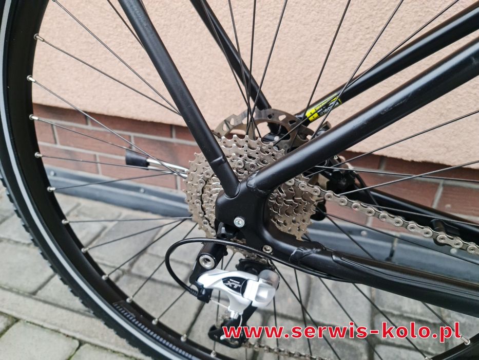 Rower elektryczny damka damski BERGAMONT E-Ville koła 28 SHIMANO XT