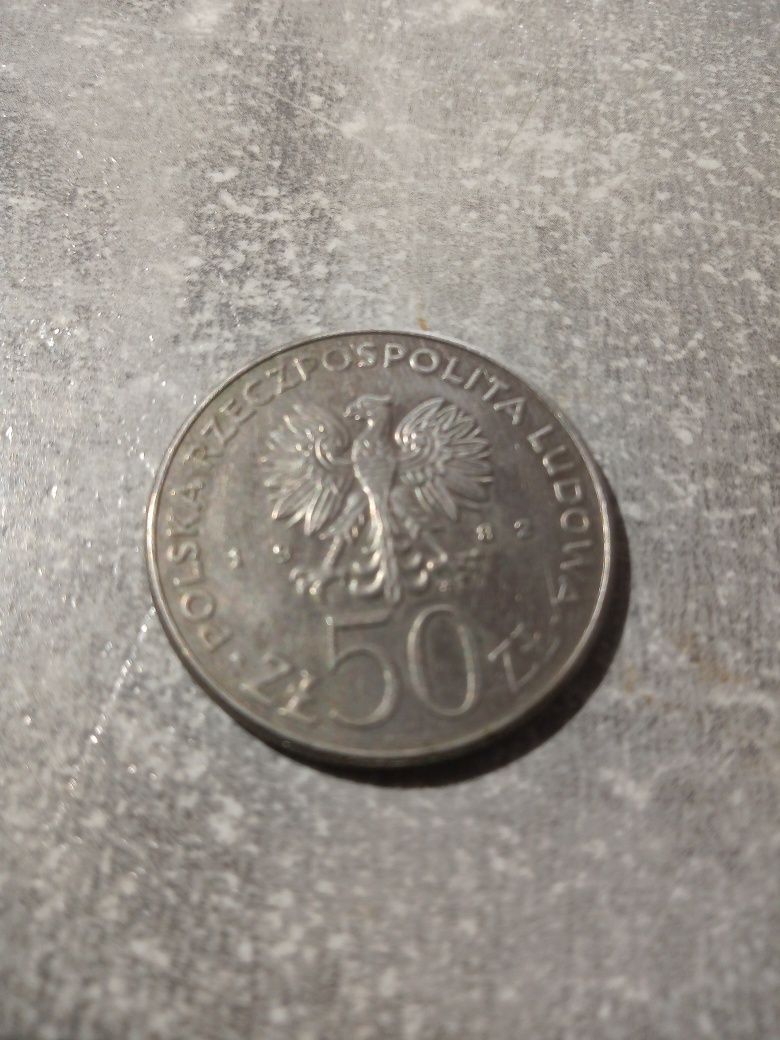 Moneta 50zl z 1982