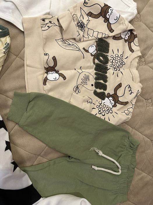 Пакет речей, одяг для хлопчика, боді,  чоловічок, костюмчик, штани