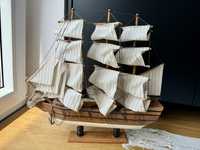 Model statku drewniany 42cm fajny stan