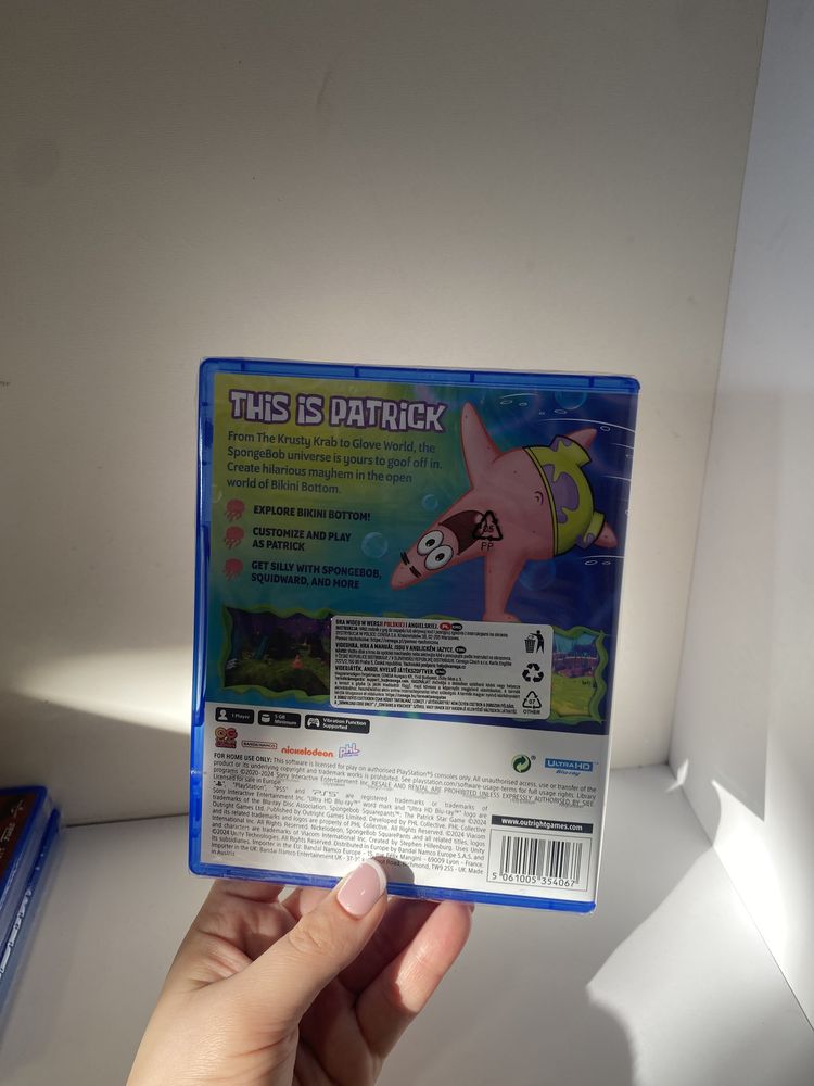Gra Spongebob squarepants the Patrick star game na ps5  NOWA